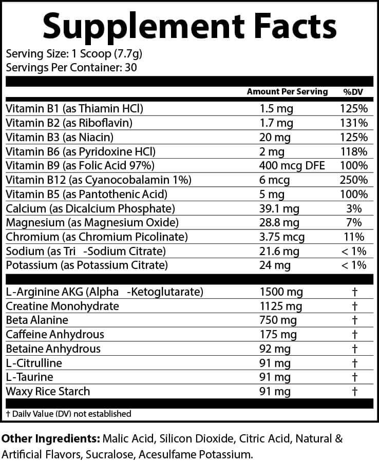 Pre-Workout (Watermelon)